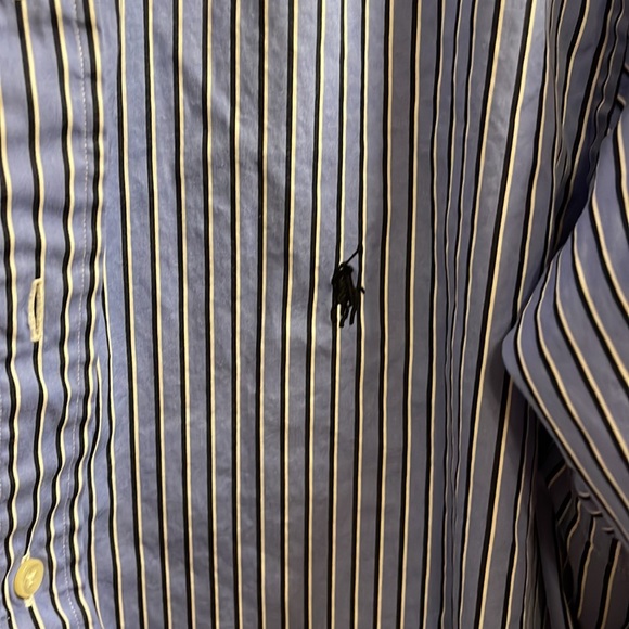 Ralph Lauren polo button down long sleeve shirt, classic fit size 17 1/2 34 /35 - Picture 3 of 6